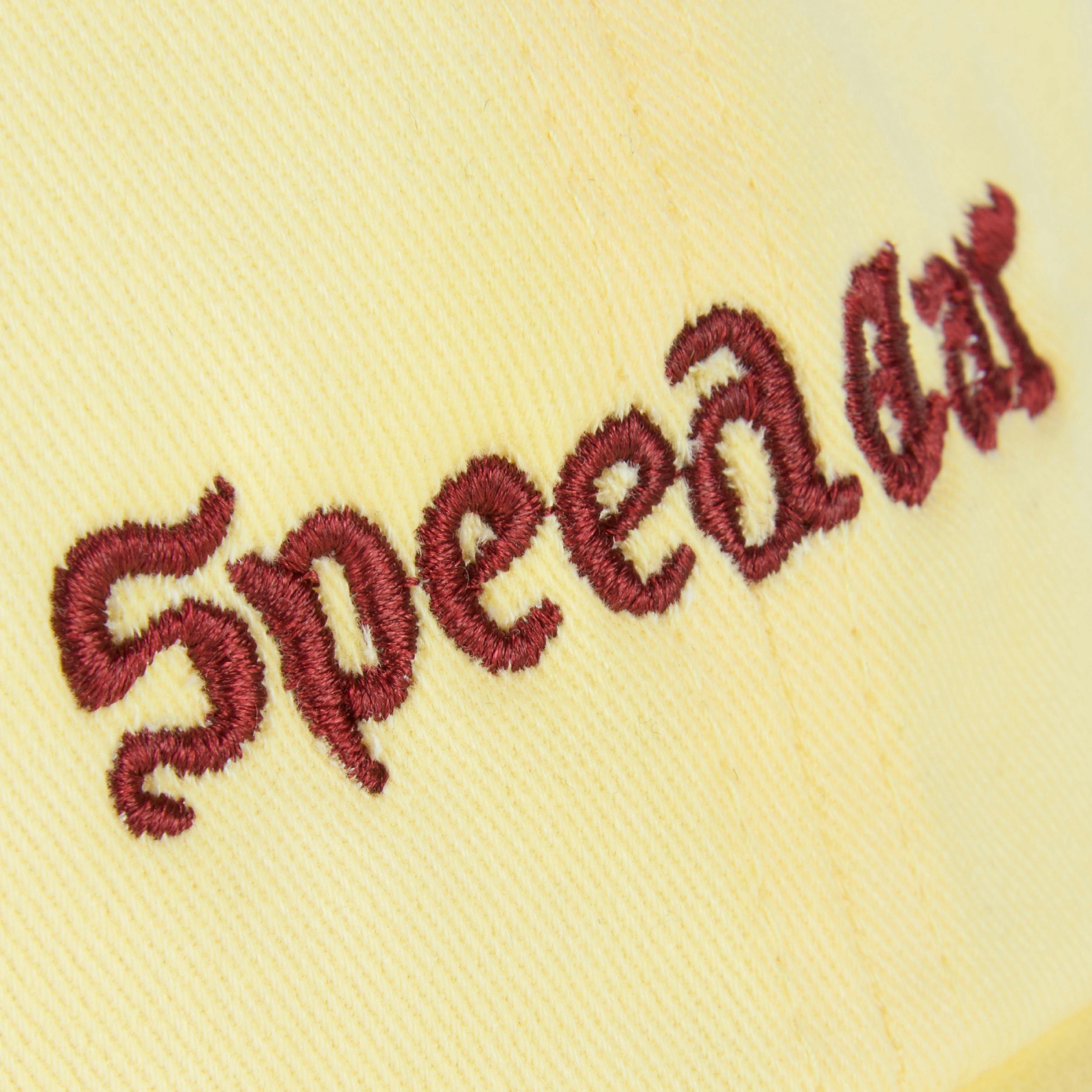 SpeedCar yellow 6 panel cap = 3 of 7