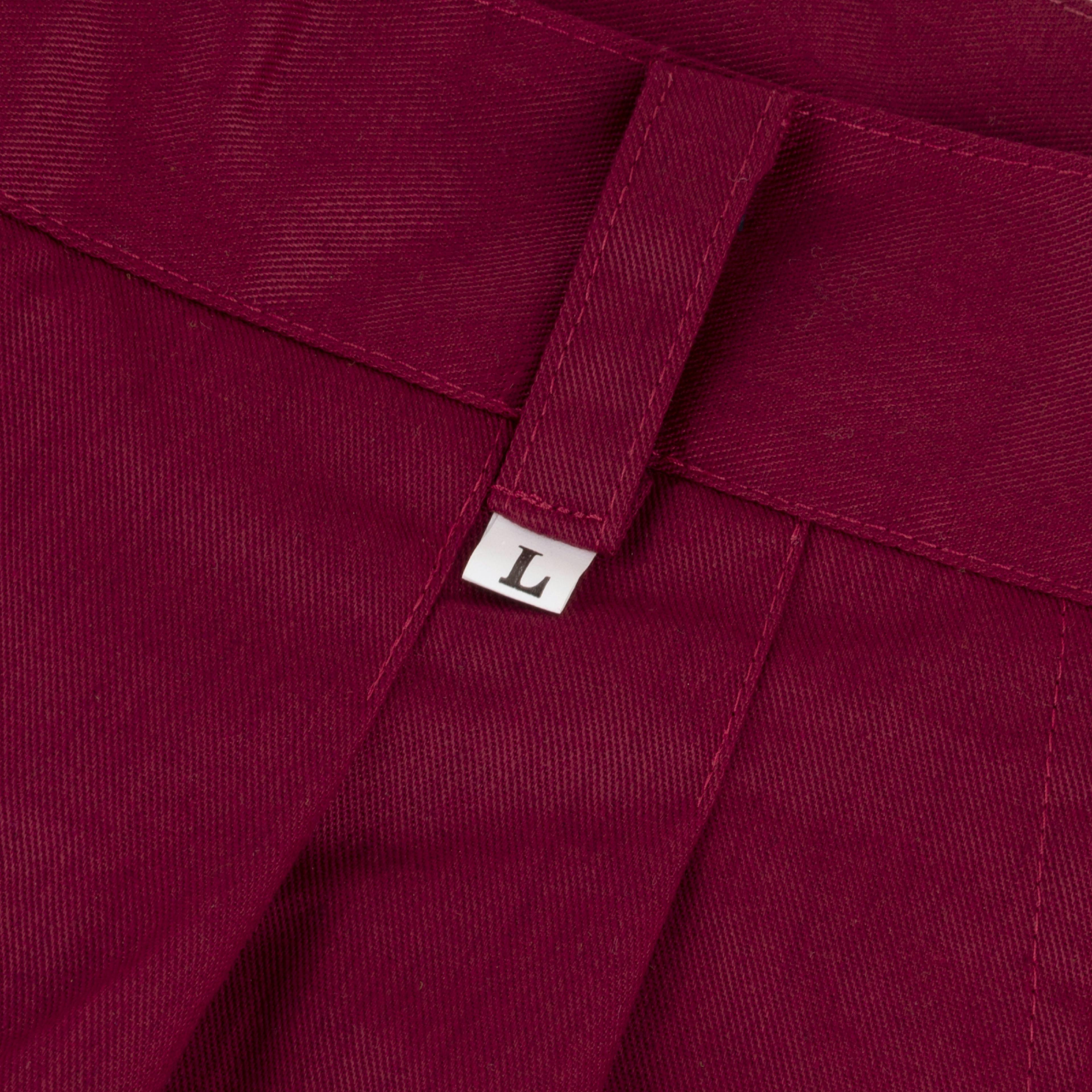 a maroon work pant = 2 of 4