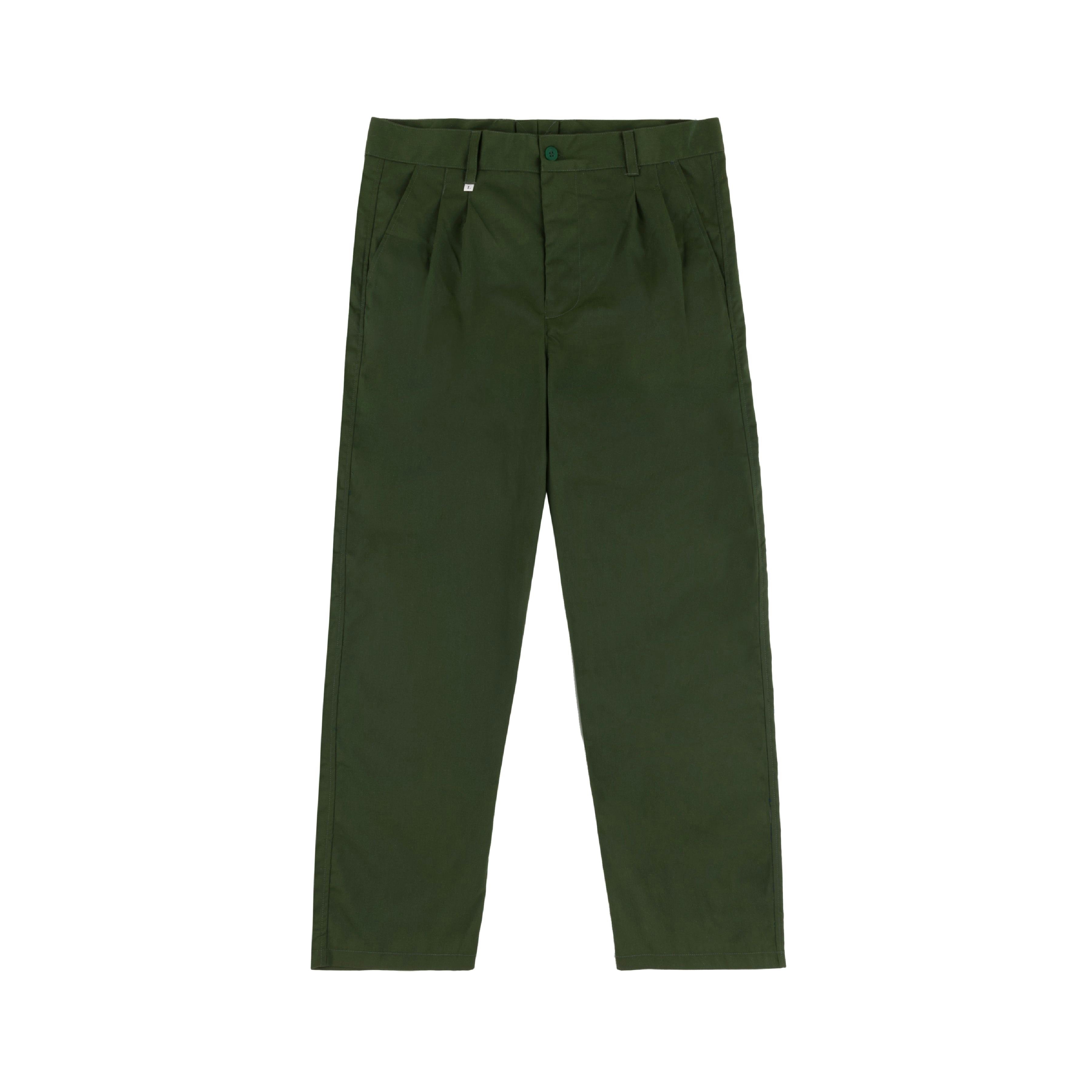 a green work pant = 1 of 5