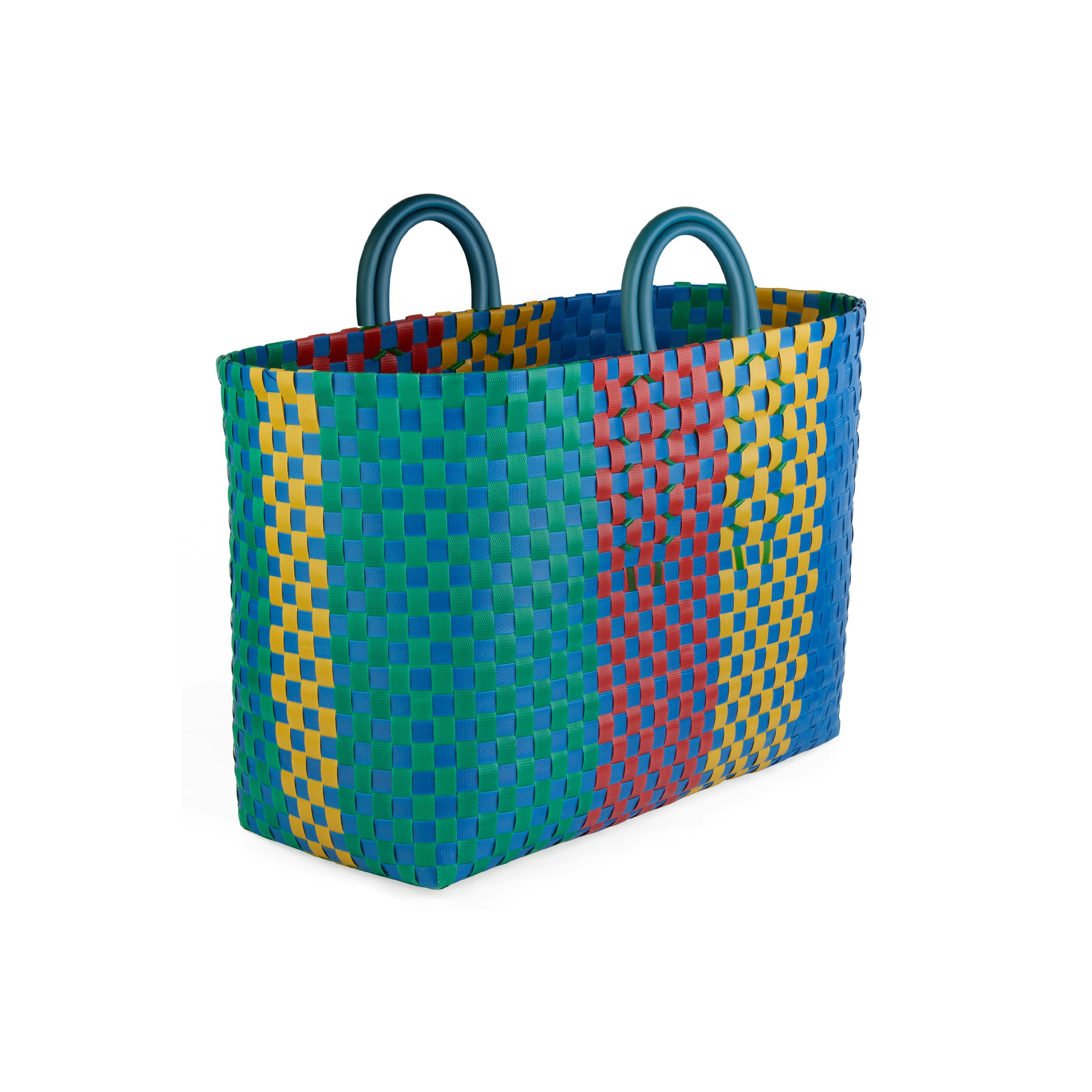 a woven market bag = 2 of 6