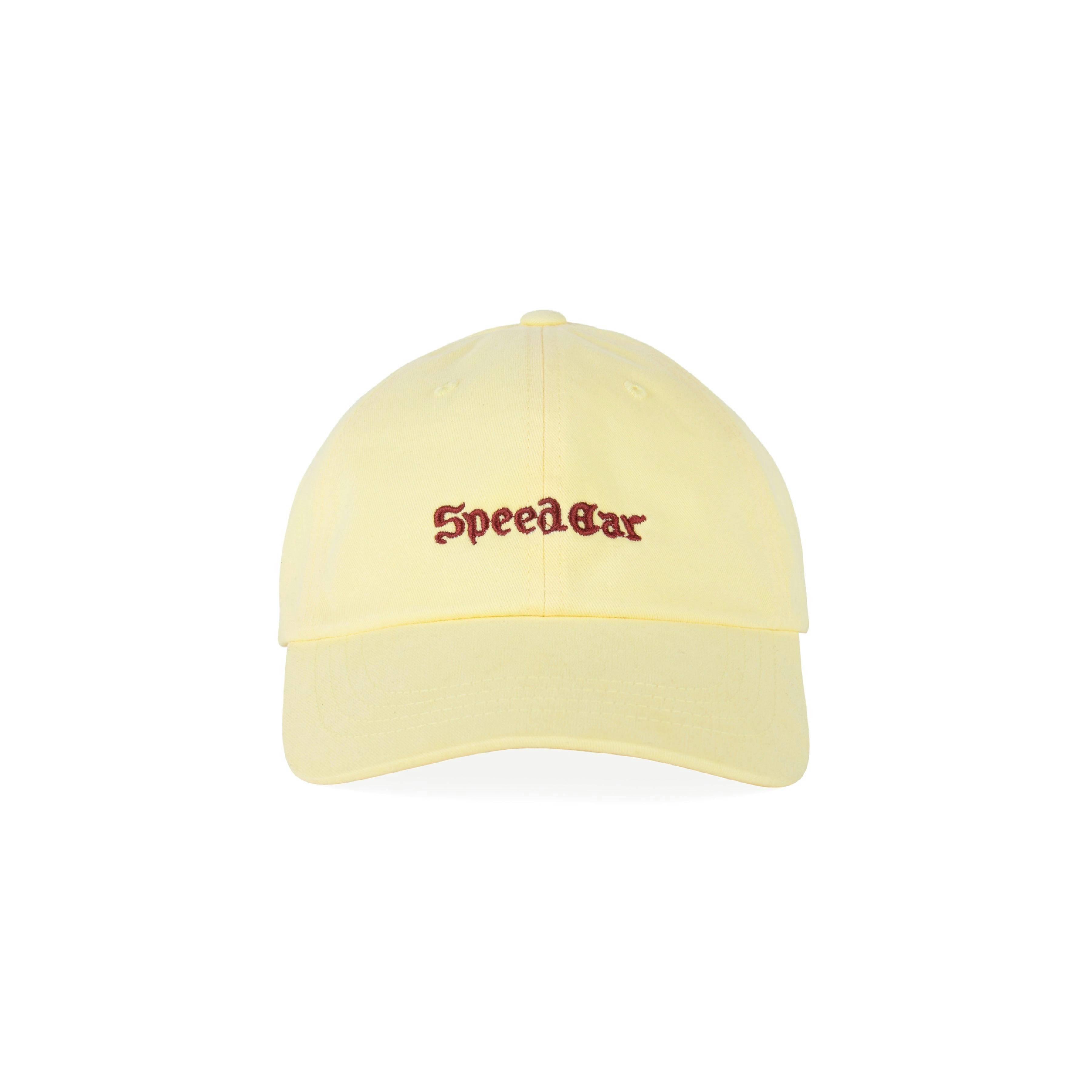 SpeedCar yellow 6 panel cap = 1 of 7
